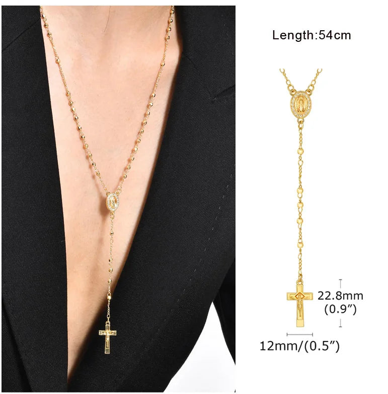 Beaded Long Chain Y Shape Necklace , Minimalist Drop Bar Pendant Choker Necklaces, Clavicle Chain Jewelry – Halskette