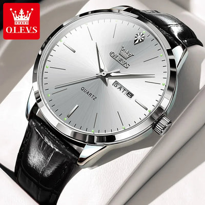 OLEVS 2935 Herren Uhr Dual Calendar